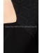 Shoulder To the Wow Black Quilted Dress